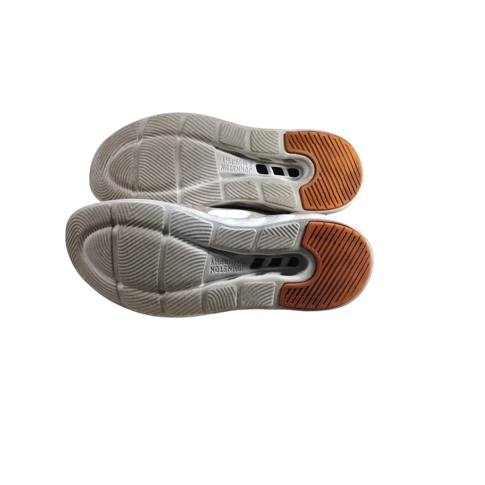 Johnston & Murphy ActivSole Men's Size 11.5 Beige‎ Low Top Knit Sneakers